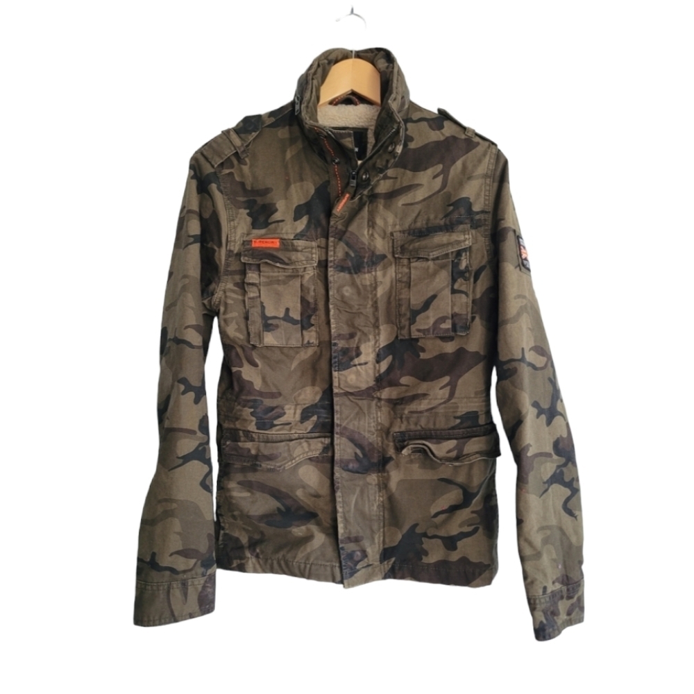 The Rookie by Superdry Green Camouflage Jacket Women's XSmall